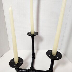 Black metal Candle Holder